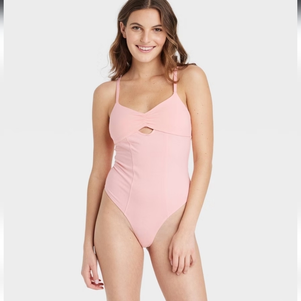 Women's Balletcore Bodysuit - Colsie Pink M